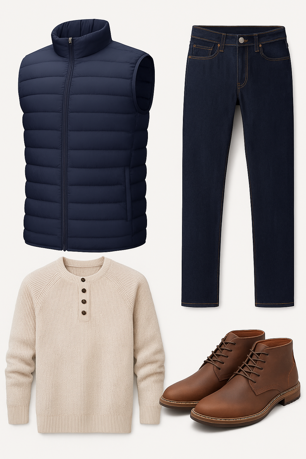 Layered Fall Outfit Collage