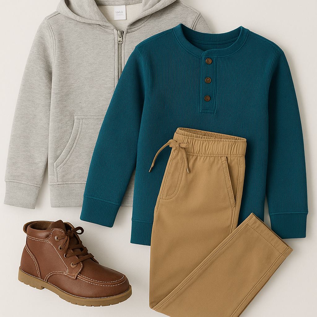 Portrait Boys' Fall Outfit Collage
